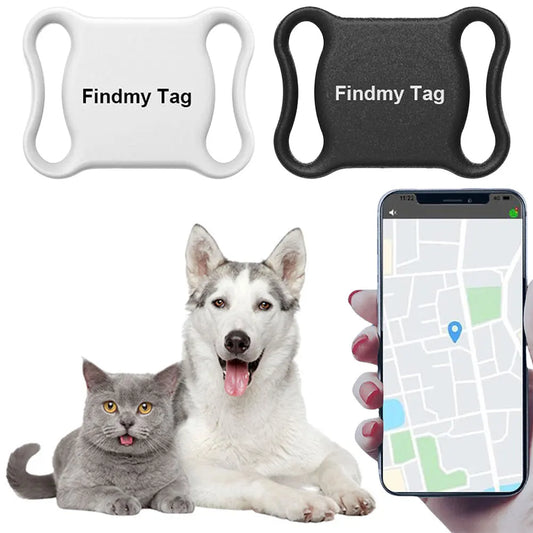 Pet Anti-Lost GPS Tracker Bluetooth-compatible Real-Time Global Location Tracker for Dogs Cats Kids Pets Keychain Wallet Luggage