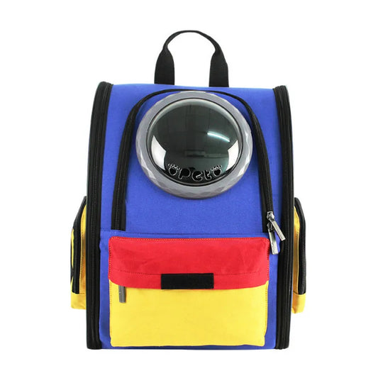 Small Dog Travel Carry Backpack Breathable Outdoor Portable Space Bag Pet Backpack Canvas Pet Backpack Puppy Carry Bag