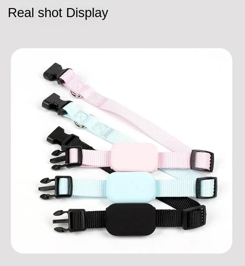 Pet Dog Bluetooth GPS Tracker Mini Tracking Movement Alert Collars Anti Lost Tracker for Cats and Puppies Remote Global Locator