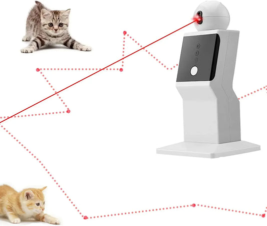 Cat Laser Toy Automatic,Random Moving Interactive Laser Cat Toy for Indoor Cats,Kittens,Dogs,Cat Red Dot Exercising Toy