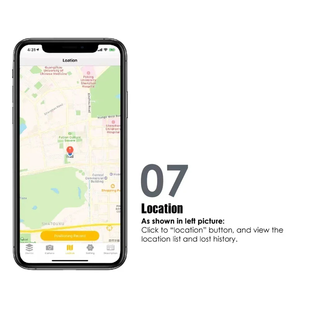 Dog GPS Tracker Smart Locator Dog Brand Pet Detection Wearable Tracker Bluetooth for Cat Dog Bird Anti-lost Record Tracking Tool