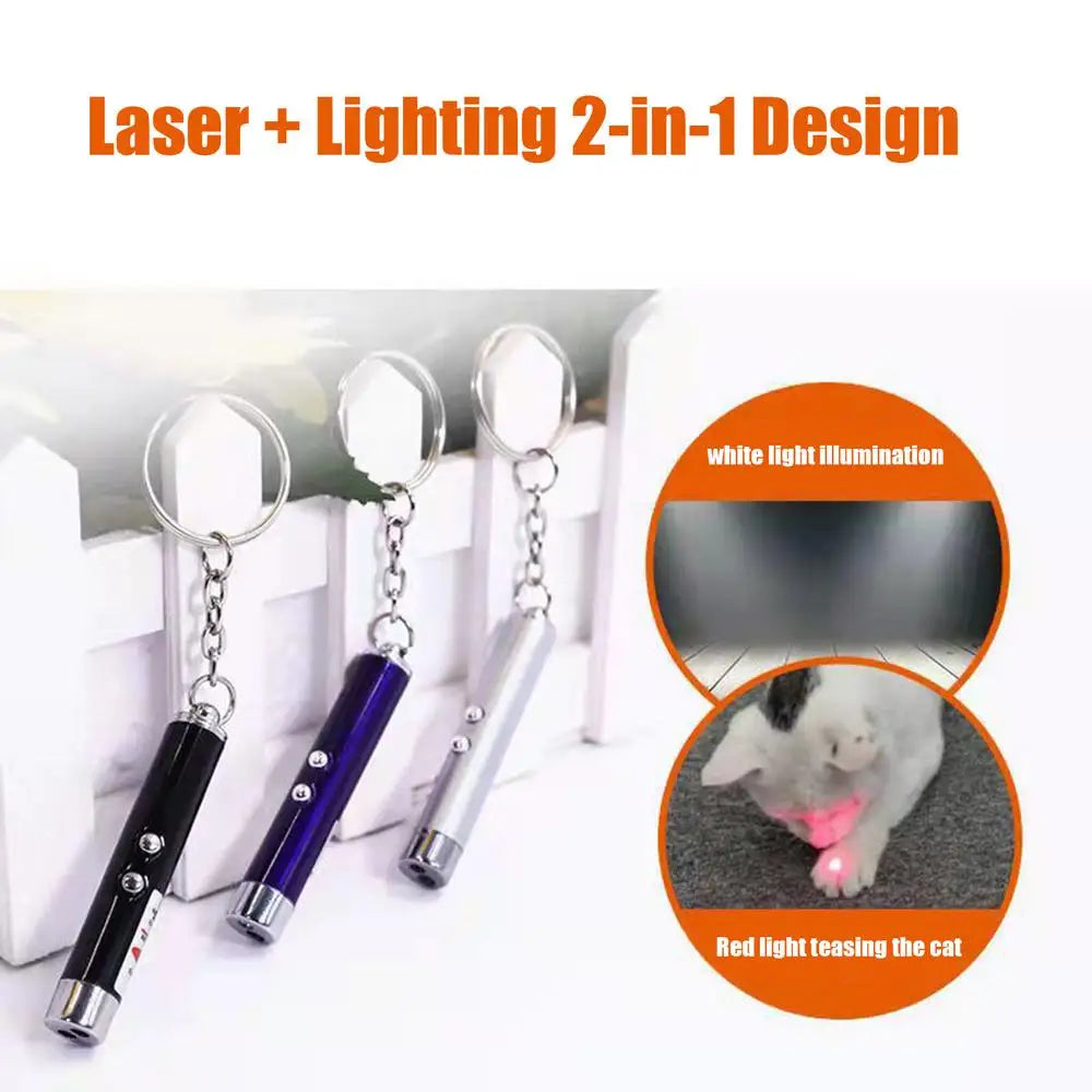 Laser Pointer For Cats Interactive Cat Laser Toy Pet Enrichment Toys For Indoor Cat To Play And Exercise