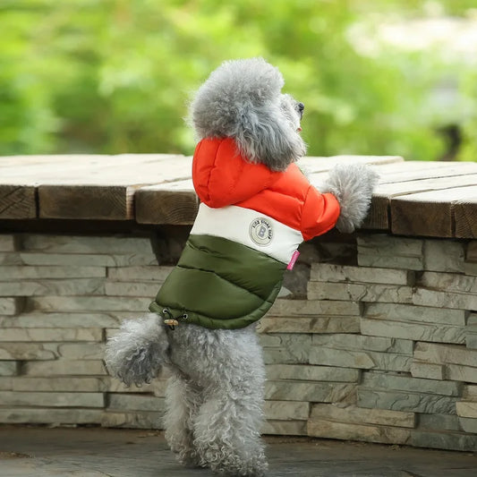 Dog Jacket Waterproof Luxury Dog Clothes Pet Down Cotton Vest Chihuahua French Bulldog Winter Dog Coat Puppy Warm Dog Costume