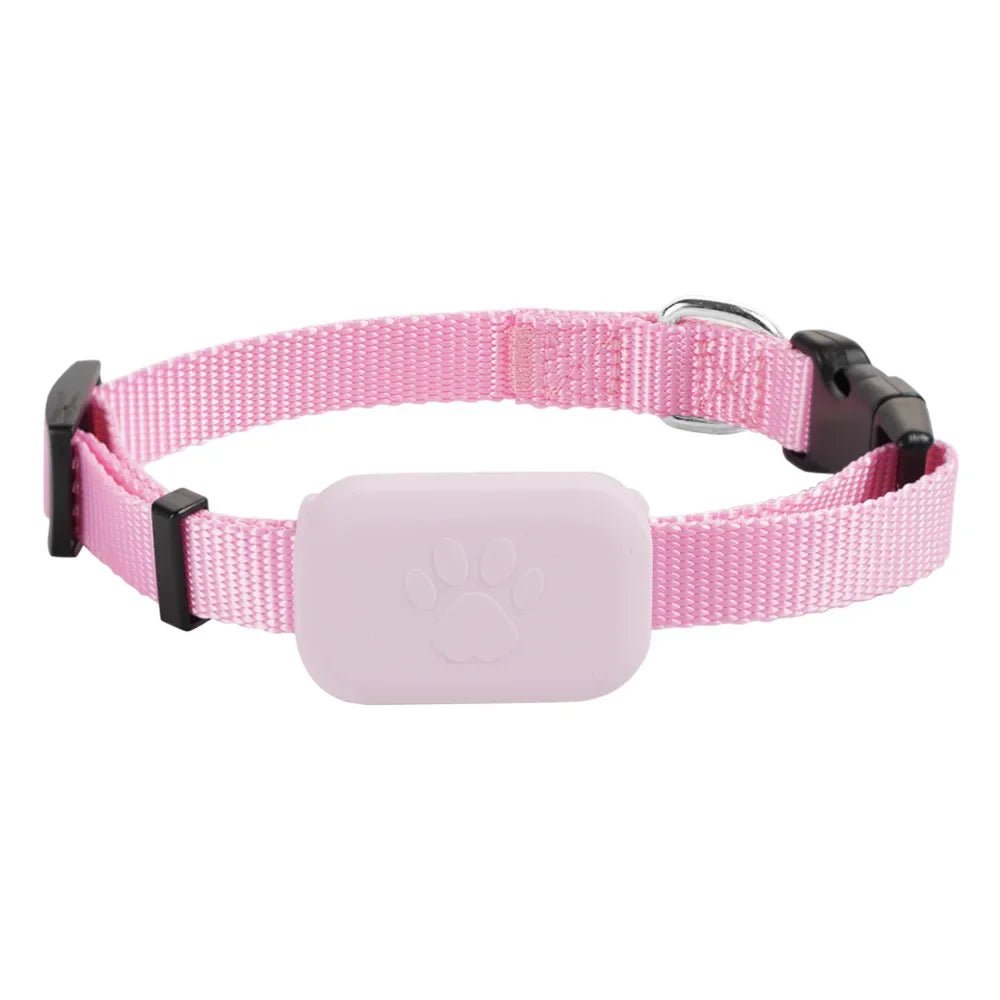 Pet Dog Bluetooth GPS Tracker Mini Tracking Movement Alert Collars Anti Lost Tracker for Cats and Puppies Remote Global Locator