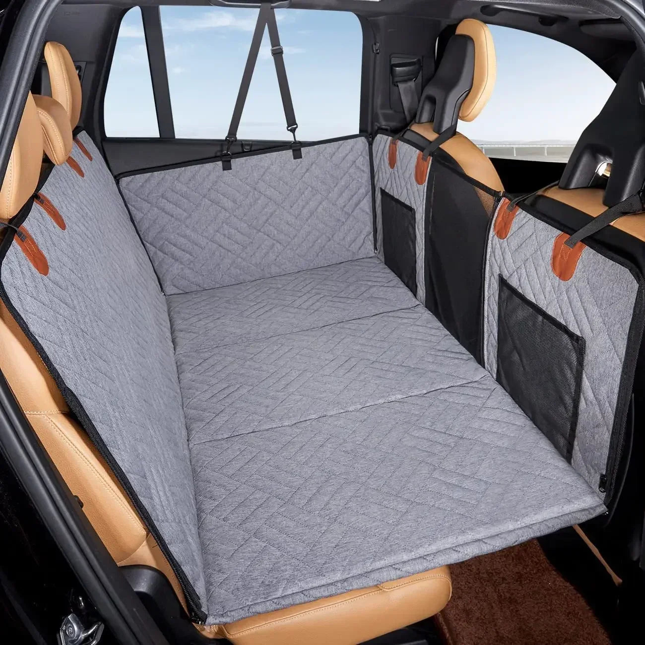 Pet hollow board extended dog car seat cover waterproof and dirt resistant, suitable for car dog beds and summer travel