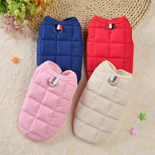 Winter Dog Coat Jacket Windproof Dog Clothes for Small Dogs Padded Clothing Chihuahua Yorkie Coat Pug Costume