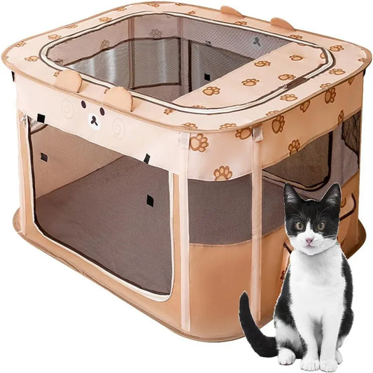 Kitten Lounger Cushion Cat House Sweet Cat Bed Basket Cozy Tent Folding Tent for Puppies and Kittens In Delivery Room Cat House