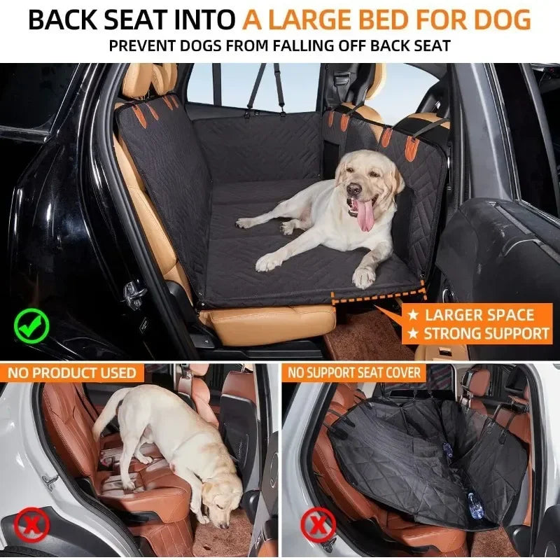 Pet hollow board extended dog car seat cover waterproof and dirt resistant, suitable for car dog beds and summer travel