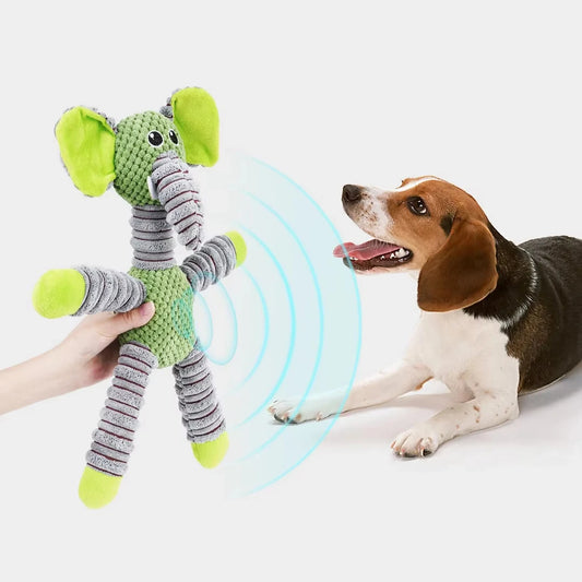 Dog Chew Toys Durable Bite Resistant Training Teeth Grinding Sound Squeaky Toys For Pet Toys Interactive Cat Dog Plush Toys